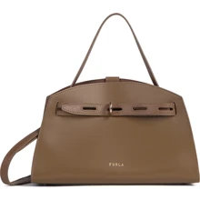Женская сумка тоут Furla Margherita M Top Handle светло-коричневая (WB00174A.0029FAN00): Пол Женский
