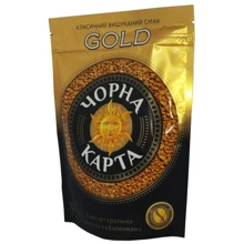 Кофе растворимый Чорна Карта Gold 100 г (8720254065762): Вид напитка кофе растворимый