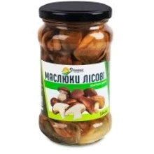 Маслята лесные маринованные Домашні продукти 280г (4820186124804): Вес нетто 280 г