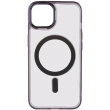 Чехол для iPhone Epik TPU Iris with MagSafe Black for iPhone 14 Pro: Цвет черный
