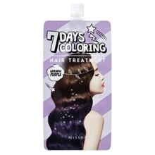 Тонирующая краска для волос Missha Seven Days Coloring Hair Treatment Lavender Purple (KC1255): Пол Для женщин
