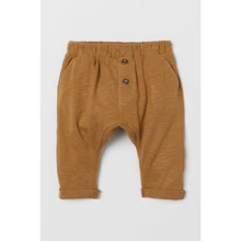 Брюки H&M 412-5800310 56 см коричневые: Пол Мальчик