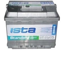 Автомобильный аккумулятор ISTA 6CT-60 AзE Standard (560 04 04): Ёмкость, Ач 60