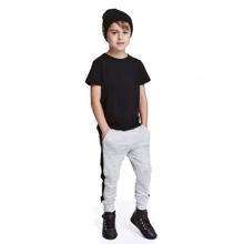 Брюки H&M 1012-3977714 98 см серые: Пол Мальчик