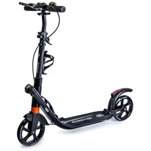 Двухколесный самокат Scale Sports. D-Max-9. Black (складной): Количество колес 2