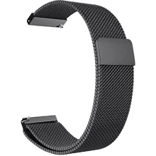 Ремешок BeCover Milanese Style 22mm Gray for Xiaomi iMi KW66/Mi Watch Color/Haylou LS01/Watch S1 Active (707745): Цвет серый