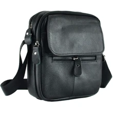 Чоловіча сумка планшет Borsa Leather чорна (101106-black): Стать Чоловік