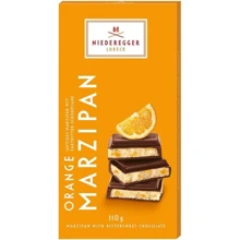 Шоколад Niederegger марципановий з апельсином (чорний), 110 г (WT4272): Вага, г 110