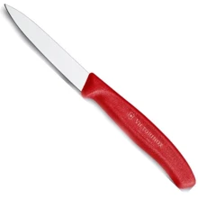 Кухонний ніж Victorinox SwissClassic Paring 8см червоний (6.7601): Лезо нержавіюча сталь