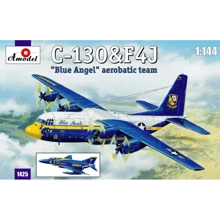 Модель Amodel Американский транспортный самолет C-130&F4J "Blue Angel" Aerobatic Team (AMO1425): Производитель AMODEL