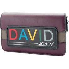 Женская сумка кросс боди David Jones бордовая (7771688): Пол Женский