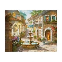 Картина по номерам Josef Otten Дворовой фонтан 40х50 см (9523PH_O): Производитель Josef Otten