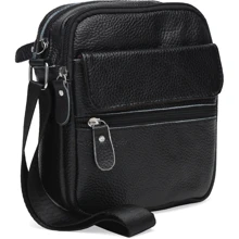 Мужская сумка через плечо Keizer черная (K11812-black): Пол Мужской