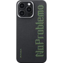 Чехол для iPhone Pitaka Aries Tactile Woven Case No Problemo (KI1501NO) for iPhone 15 Pro: Цвет черный