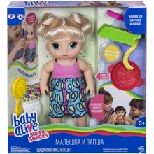 Кукла Hasbro Baby Alive "Малышка и Лапша" (C0963): Возраст от 3 лет