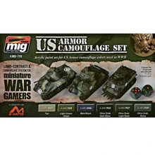 Набор акриловых красок "Wargames" AMMO A-MIG-7119: Техника США: Производитель MIG (AMMO)