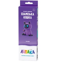 Набор пластилина Ліпака Пушистые любимцы: Сиамская кошка (30112-UA01): Производитель Ліпака