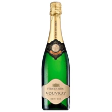 Игристое вино Les Grands Chais de France Blanc Foussy Félicien Brou Vouvray Demi-Sec белое полусухое 11% 0.75 (WHS3188410000173): Объем, л 0.75