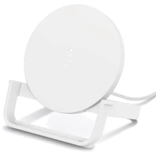 Зарядний пристрій Belkin Wireless Stand Charging 10W White (WIB001VFWH): Кабель в комплекті вбудований