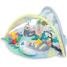 Детский развивающий коврик Qkids Jungle, бирюзовый (MAED00005): Производитель QKIDS