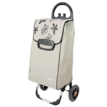 Сумка-тележка Aurora Milano 60 Grey/Flower (926858): Цвет серый
