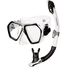 Маска для дайвінгу Набір маска та трубка Aqua Speed Blaze + Borneo 60317 чорний Уні OSFM (618-05): Призначення сноркелинг