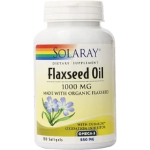 Solaray Flaxseed Oil 1000 mg, 100 Softgel (SOR-00802): Тип Лляна олія