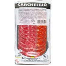 Колбаса Cальчичон + Чоризо Carchelejo (90 г) (WT3486): Вид мяса свинина