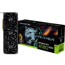 Відеокарта Gainward GeForce RTX 4080 SUPER Panther OC (NED408SS19T2-1032Z/471056224-4403): Обсяг пам'яті, Гб 16