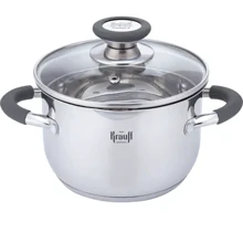 Каструля Krauff Moxie зі скляною кришкою 24 см 6.5 л (26-238-081): Тип традиційна