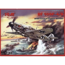 Немецкий истребитель Messerschmitt Bf-109 F4/B WWII German fighter-bomber (ICM48104): Производитель ICM
