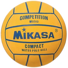 Мяч для игры Mikasa Competition (W6600) UNI yellow/marine: Вид Футбольные
