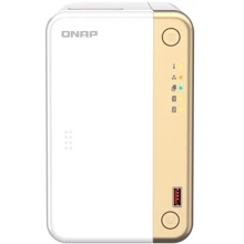 Сетевой накопитель (NAS) Qnap TS-262-4G: Слоты для дисков 2,5" или 3,5" HDD/SSD с интерфейсом SATA