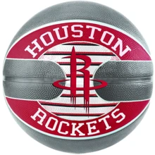 Мяч для игры Spalding NBA Team Houston Rockets баскетбольный размер 7 серый (NBA_THR_7): Вид Баскетбольные