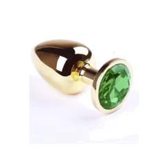 Анальная пробка, Gold Chrysolite, L: Для кого Унисекс