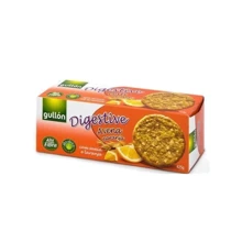 Печиво Gullon Digestive вівсяне з апельсином 425г: Вага нетто 425 г