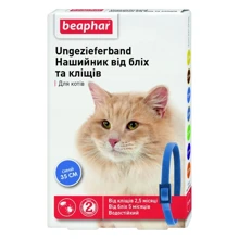 Ошейник от блох и клещей Beaphar для котов 35 см синий (13244): Тип Ошейники