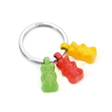 Брелок Troika Haribo Goldbear 3 підвіски різнокольоровий (HB-K03/CO): Стать Унисекс