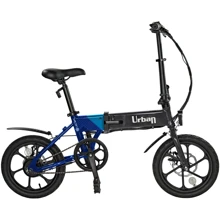 Электровелосипед Like.Bike Urban (Black/Blue): Цвет черный