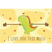 Открытка PAPAdesign "I love you this much": Производитель PAPAdesign