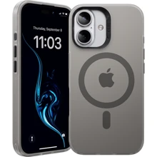 Чехол для iPhone Benks MagClap Lucid Armor Protective Natural Titanium for iPhone 16 : Цвет серый