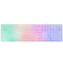 Клавиатура Vinga KB410 White: Подключение проводное