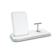 Док-станція Zens Dock Stand Wireless Fast Charger 10W with USB White (ZEDC06W/00) for Apple iPhone and Apple AirPods: undefined undefined