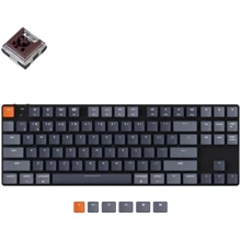Клавіатура Keychron K1SE 87 Key Optical Brown RGB Hot-Swap Wireless UA Black (K1SEE3_KEYCHRON): Підключення беспроводное