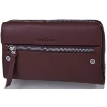 Мужская сумка борсетка Wanlima коричневая (W91015110148-coffee): Пол Мужской