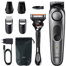 Машинка для стрижки (триммер) Braun BeardTrimmer 7 BT7320: Зона применения Для окантовки, Для лица, Для бороды