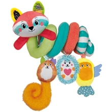 Іграшка м'яка на коляску Clementoni Soft Spiral Happy Animals (17799): Виробник Clementoni