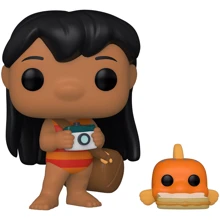 Игровая фигурка Funko серии Лило и Стич - Лило с рыбкой (55621): Тип Персонаж мультфильма, фильма