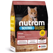 Сухой корм Nutram Sound BW S1 для котят с курицей и лососем 1.13 кг (S1_(1,13kg): Тип Сухой корм