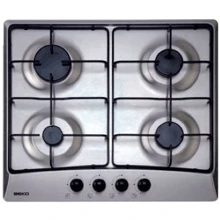 Варочная поверхность газовая BEKO HIG 64220 SX: Расположение панели спереди